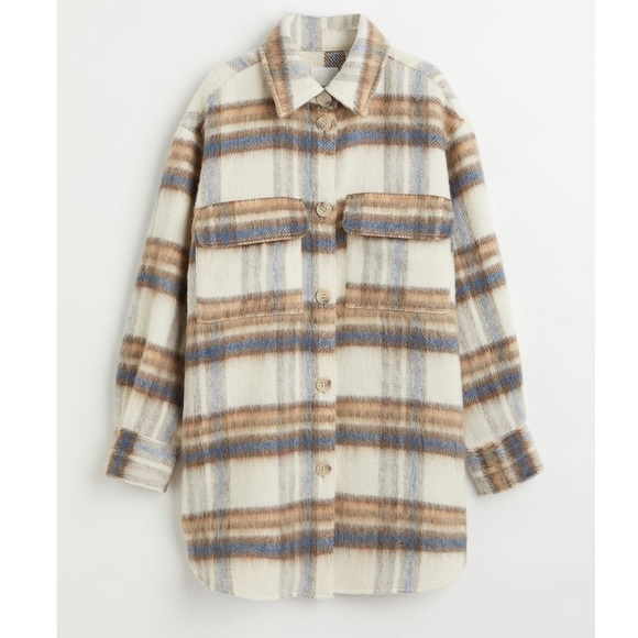 Oversized Shirt Jacket Size XS NWT - Picture 1 of 2